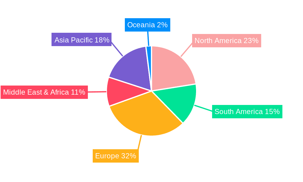 Lactic Butter Market Share by Region - Global Geographic Distribution