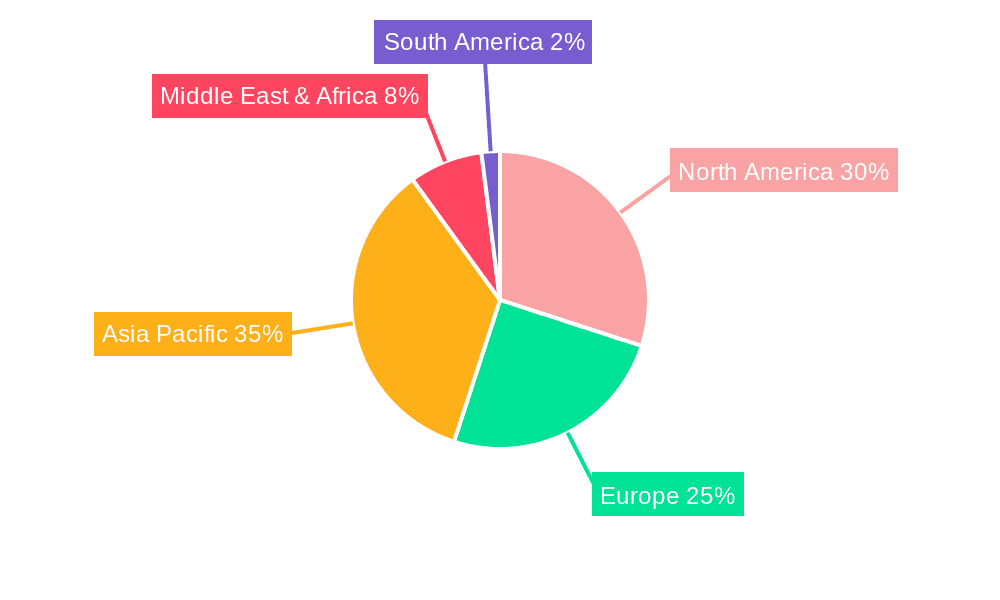 Large Diameter Seamless Steel Pipe Market Share by Region - Global Geographic Distribution