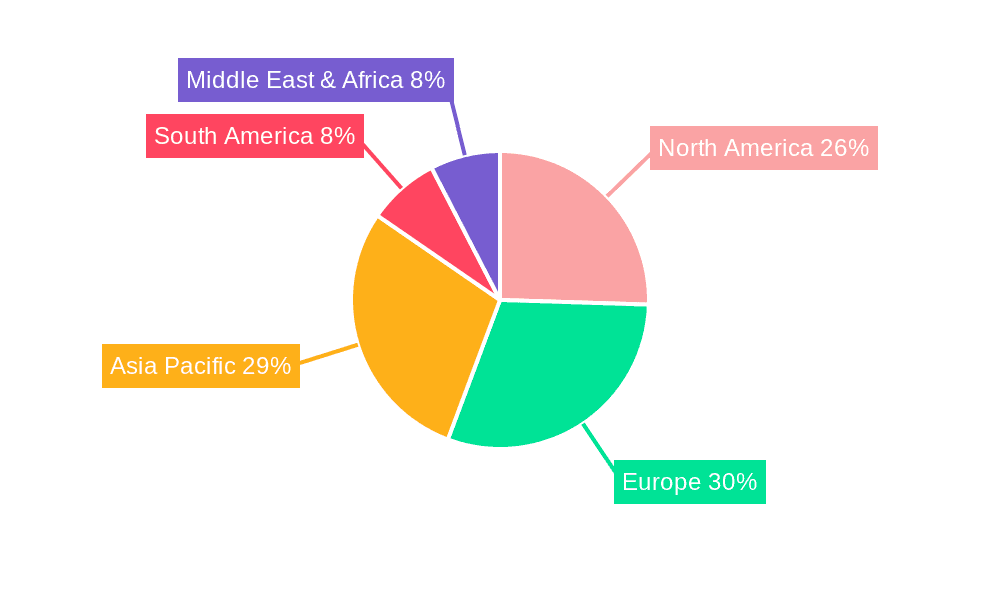 Liquid Botanical Extract Market Share by Region - Global Geographic Distribution