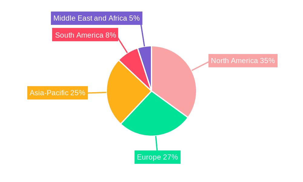Liquid Soap Market Market Share by Region - Global Geographic Distribution