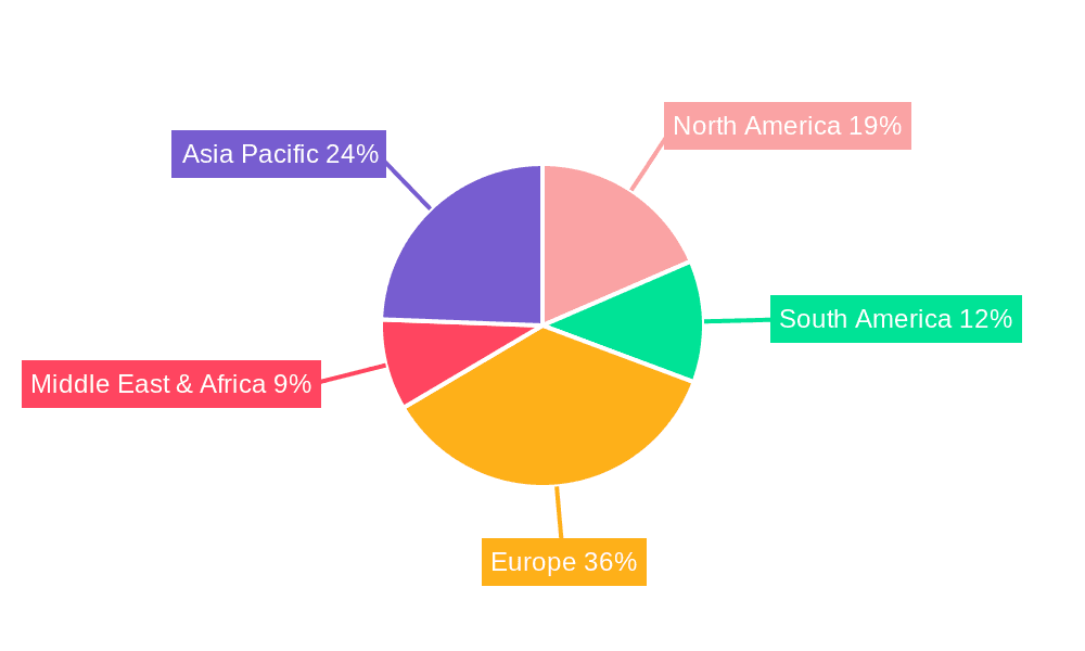 Low-Cost Airline Market Share by Region - Global Geographic Distribution
