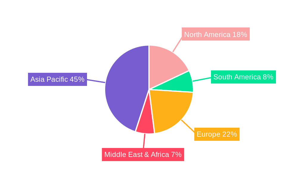Low-alloy High-strength Structural Steel Plate Market Share by Region - Global Geographic Distribution