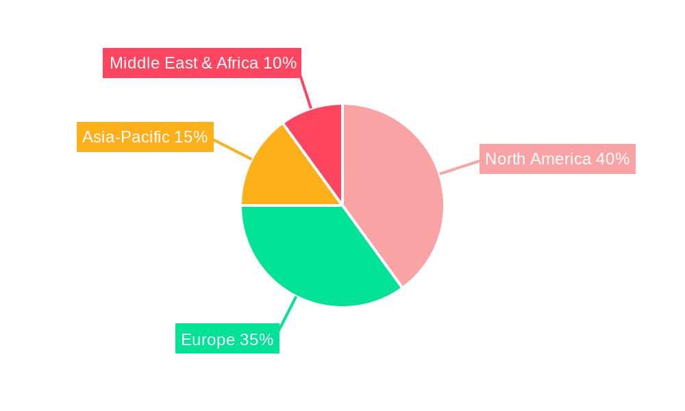 Luxury Yacht Cleaning Services Market Share by Region - Global Geographic Distribution