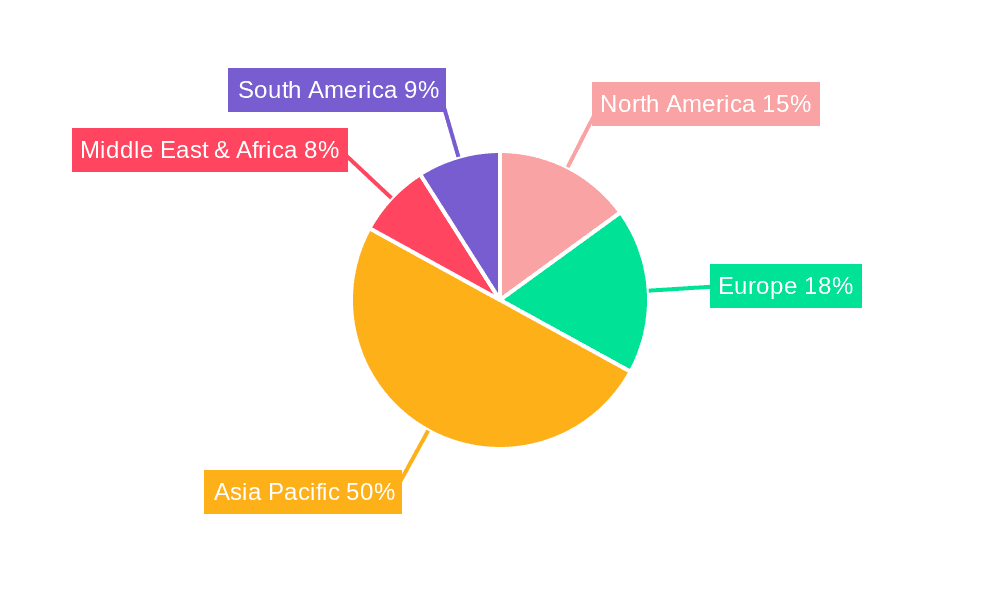 Magnesite Mining Market Share by Region - Global Geographic Distribution