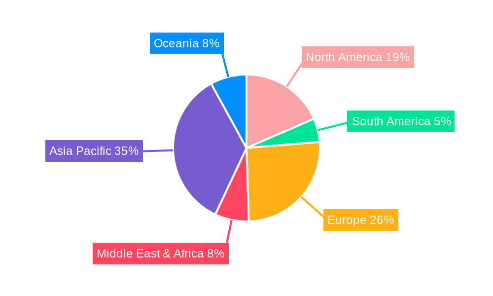Marine Outfitting Equipment Market Share by Region - Global Geographic Distribution