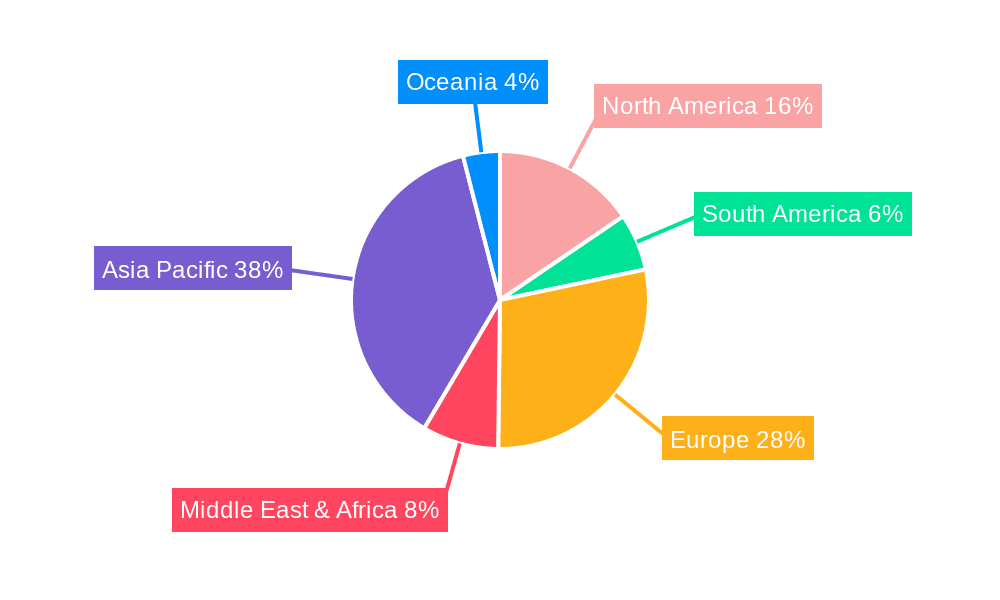 Marine Special Fire Doors Market Share by Region - Global Geographic Distribution