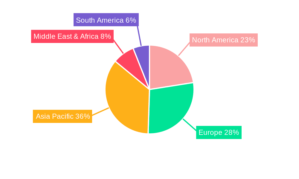 Maritime VSAT System Market Share by Region - Global Geographic Distribution