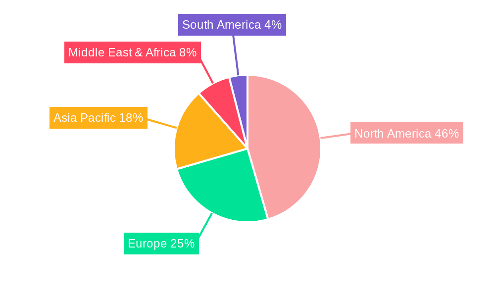 Medical Billing and Collections Software Market Share by Region - Global Geographic Distribution