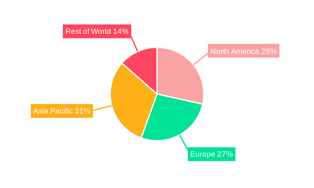 Medical Grade Silicone Materials Market Share by Region - Global Geographic Distribution