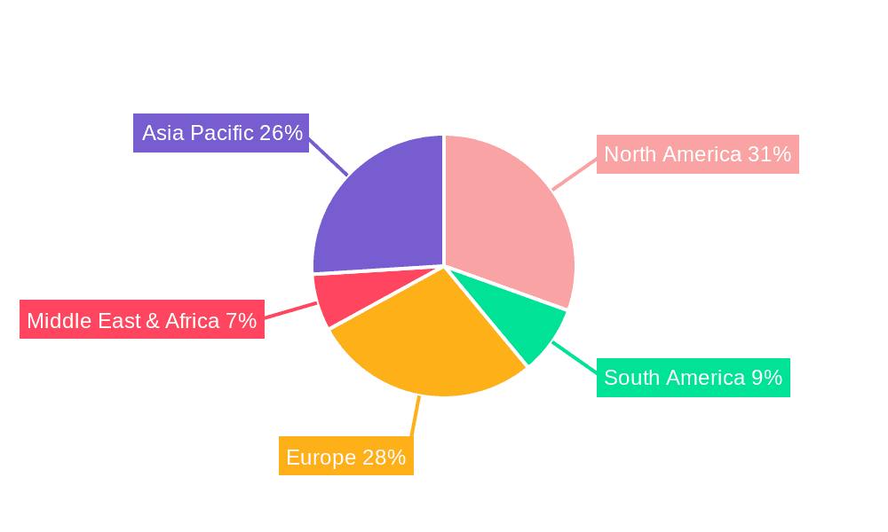 Medical Wound Care Tape Market Share by Region - Global Geographic Distribution