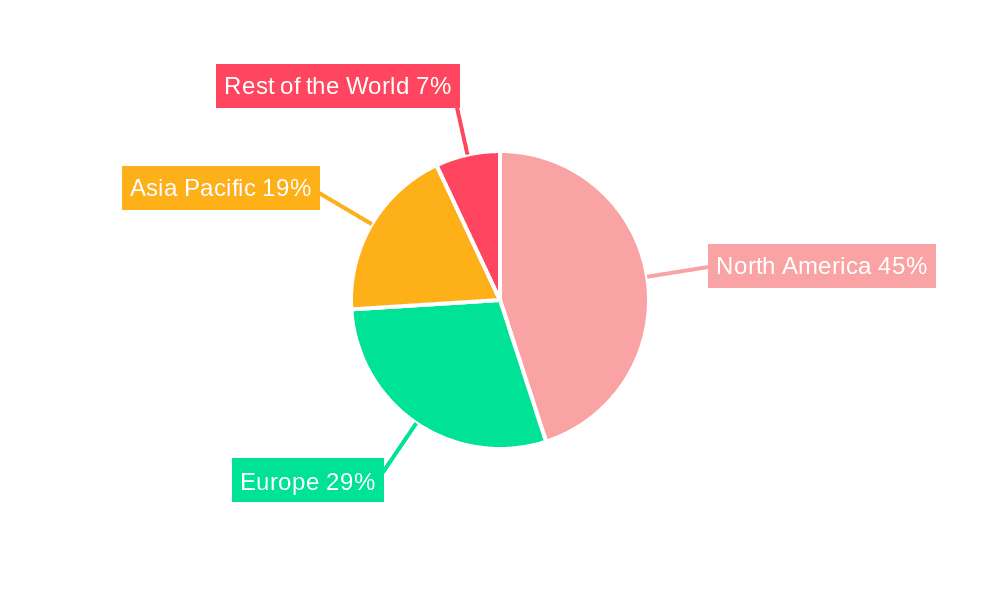 Merkel Cell Carcinoma Therapeutics Market Market Share by Region - Global Geographic Distribution