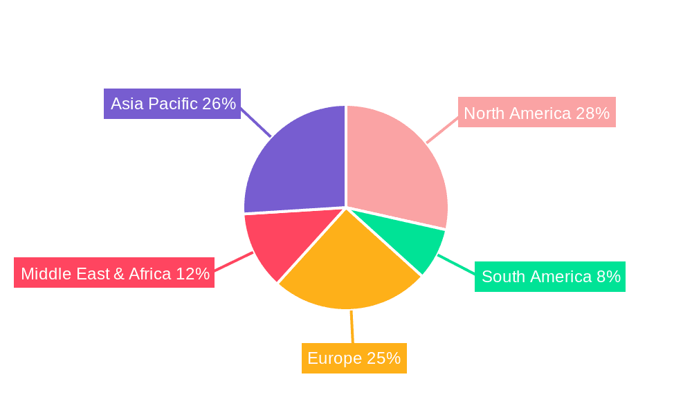 Metal Custom Doors Market Share by Region - Global Geographic Distribution