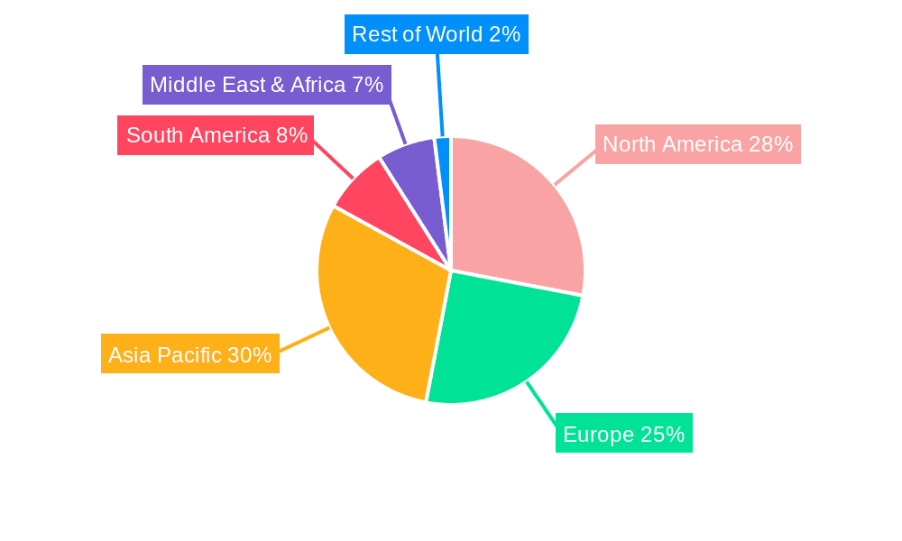 Metal Food Cans Market Share by Region - Global Geographic Distribution