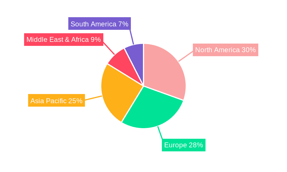 Metal-to-metal Seal Market Share by Region - Global Geographic Distribution