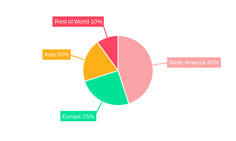 Metaverse in Real Estate Market Share by Region - Global Geographic Distribution