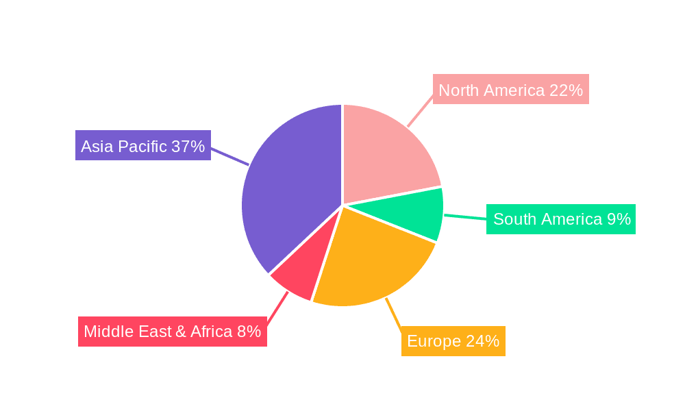 Meteorological Monitoring Equipment Market Share by Region - Global Geographic Distribution