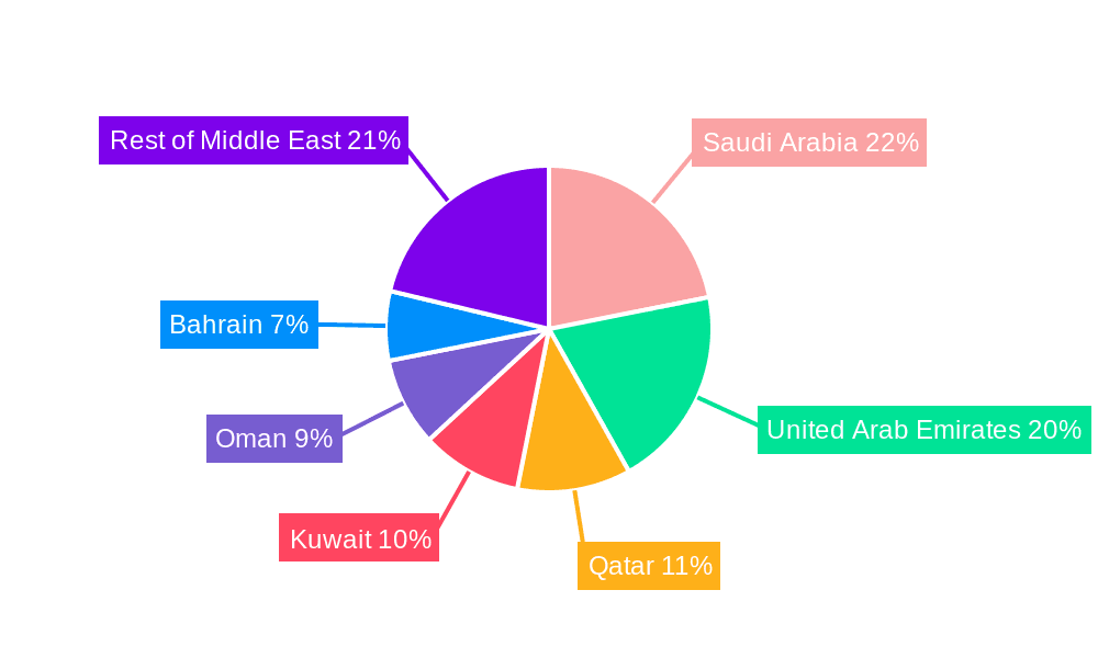 Middle East Aviation MRO Software Market Market Share by Region - Global Geographic Distribution