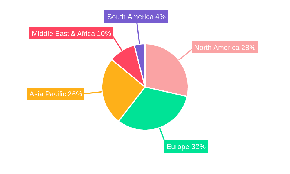 Military Laser Warning System Market Share by Region - Global Geographic Distribution