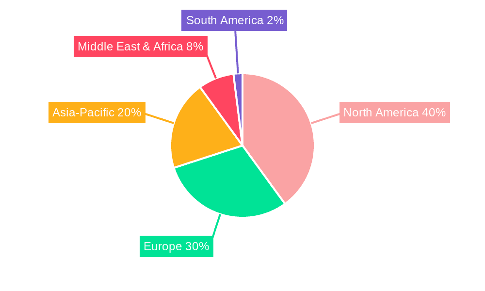 Military Unmanned Ground Vehicle Market Share by Region - Global Geographic Distribution