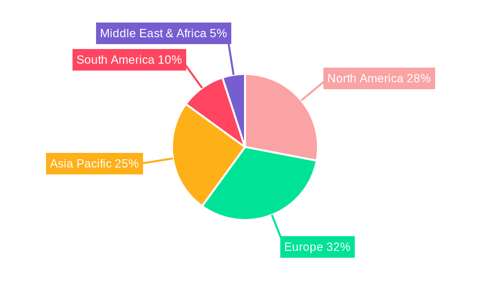 Milk Alternative Ingredients Market Share by Region - Global Geographic Distribution
