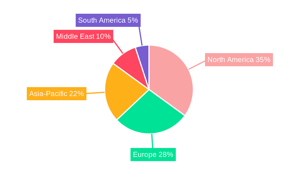Mine Counter Measures Market Market Share by Region - Global Geographic Distribution