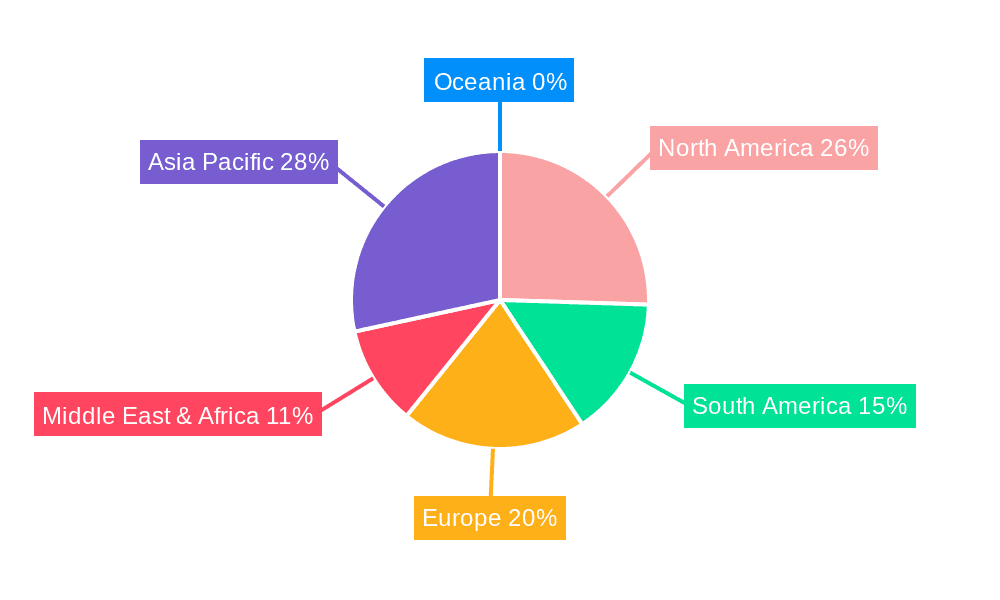 Mining Truck Market Share by Region - Global Geographic Distribution