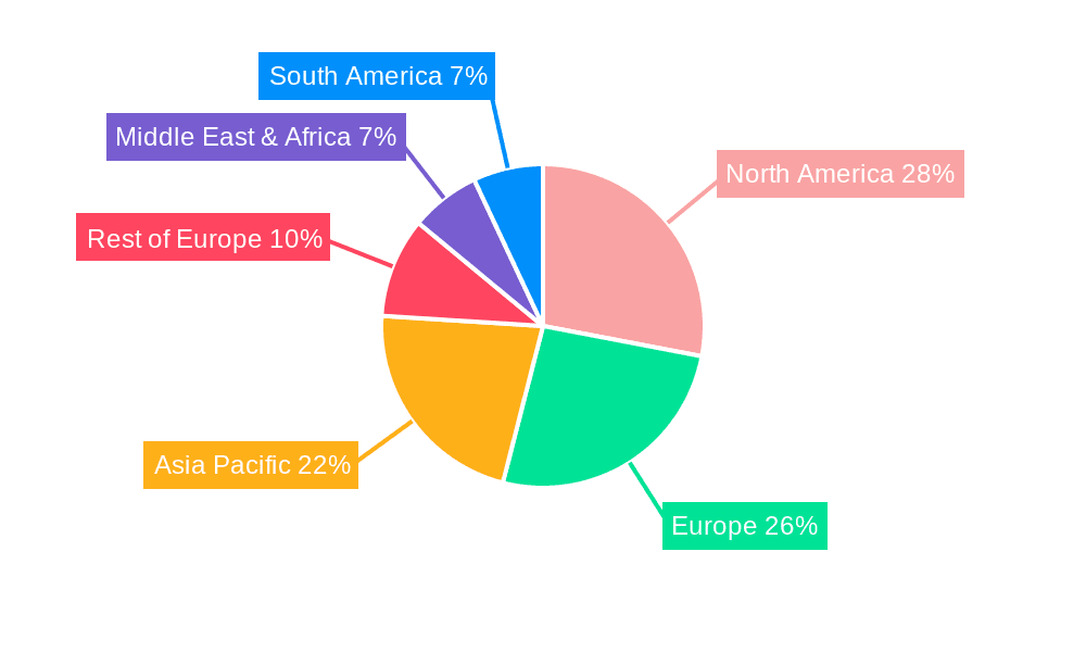 Modular Work Isolator Market Share by Region - Global Geographic Distribution