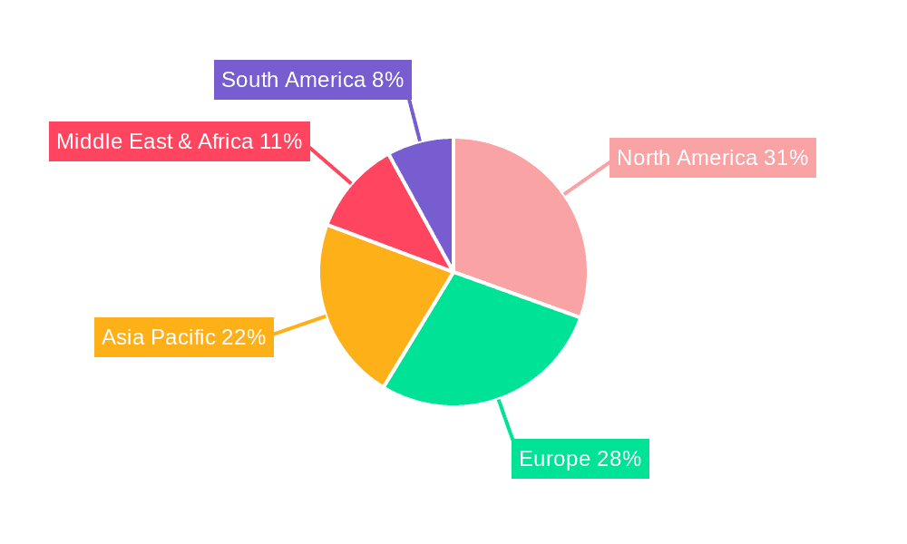Morgue Body Refrigerated Cabinet Market Share by Region - Global Geographic Distribution