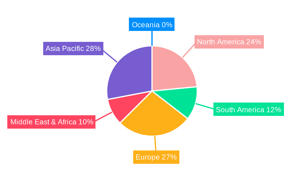 Municipal Sanitation Vehicle Market Share by Region - Global Geographic Distribution