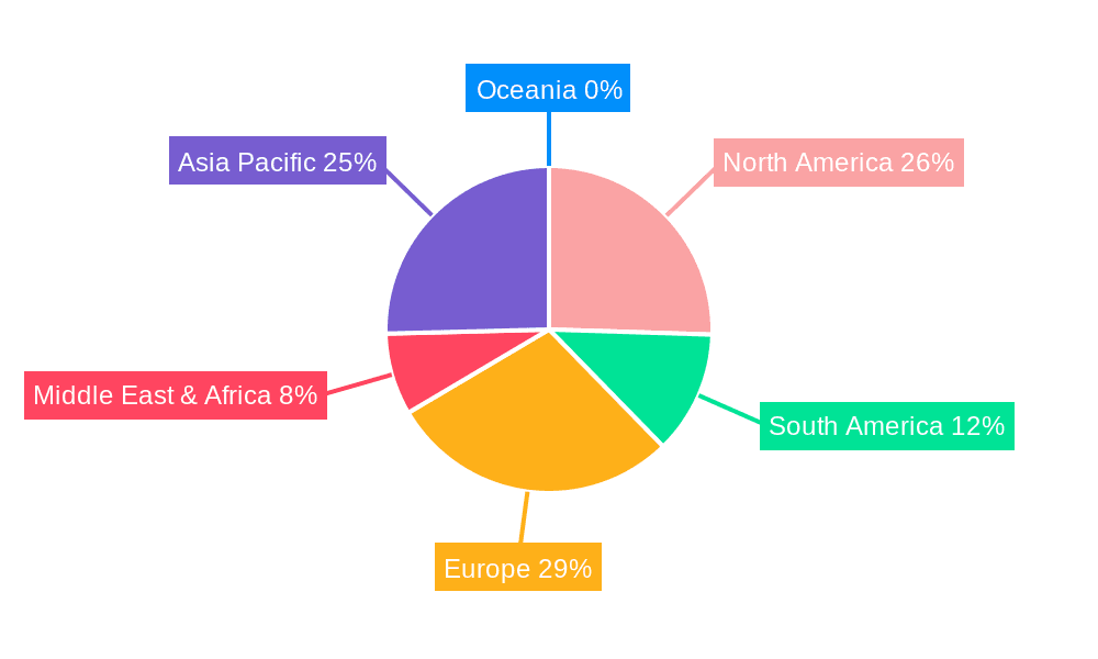 Mushroom Powder Market Share by Region - Global Geographic Distribution