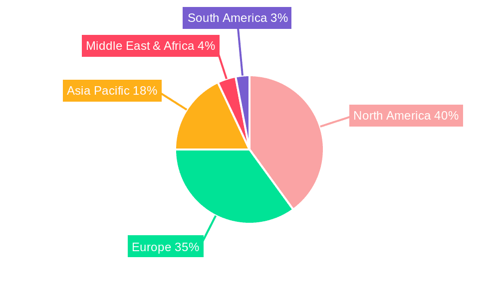 Neurological Disorder Drugs Market Share by Region - Global Geographic Distribution