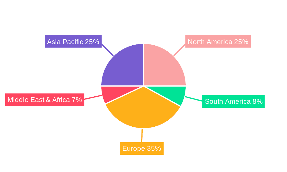 New Energy Vehicle Charging Platform Market Share by Region - Global Geographic Distribution