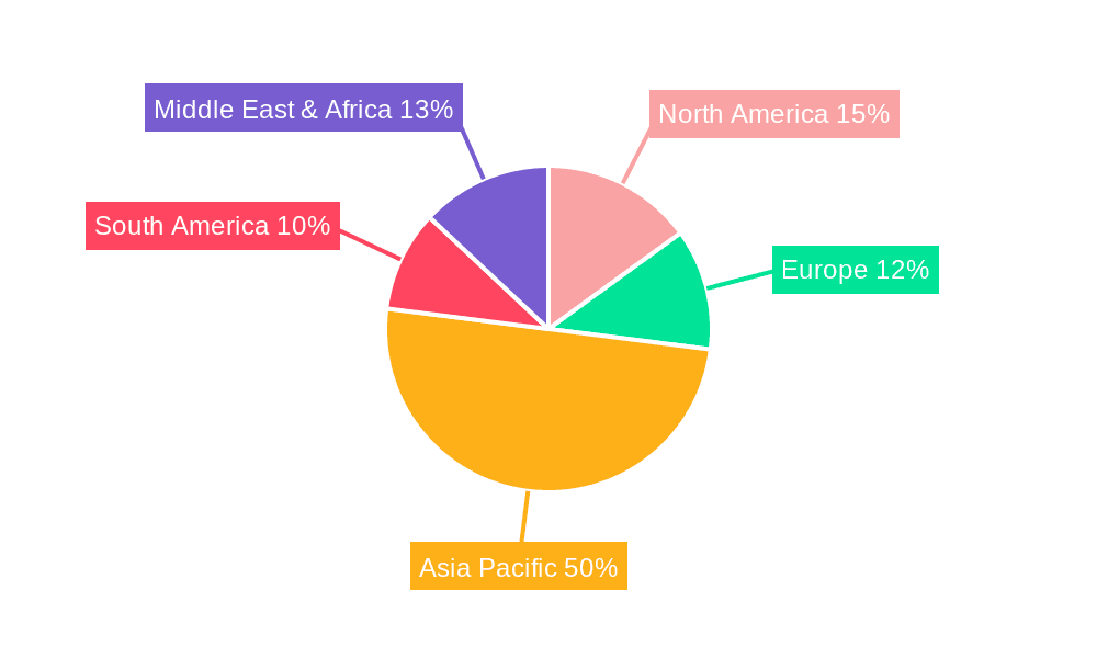 Nickel Mining Market Share by Region - Global Geographic Distribution