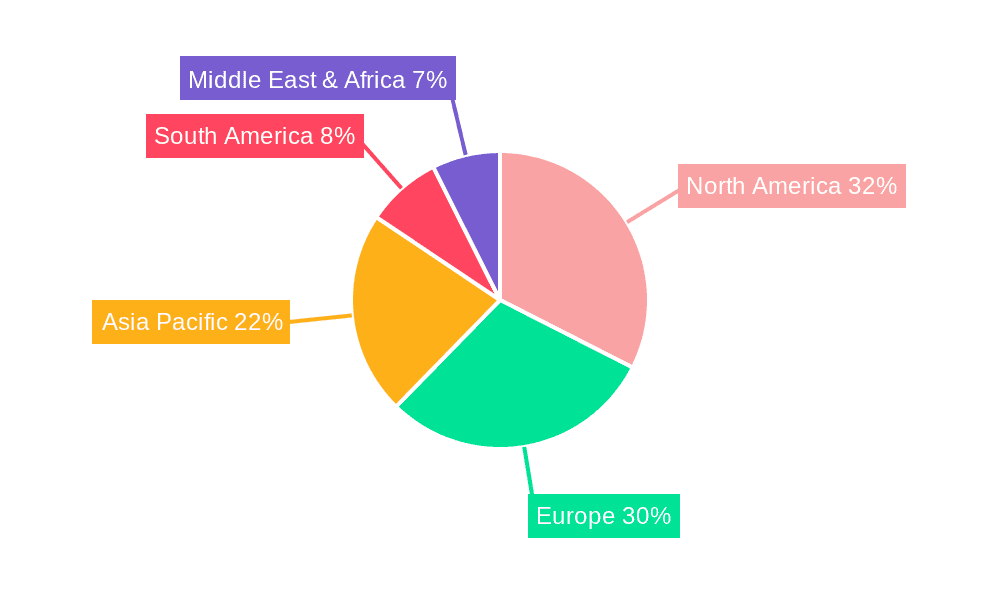 Non-Invasive Cryolipolysis Machine Market Share by Region - Global Geographic Distribution