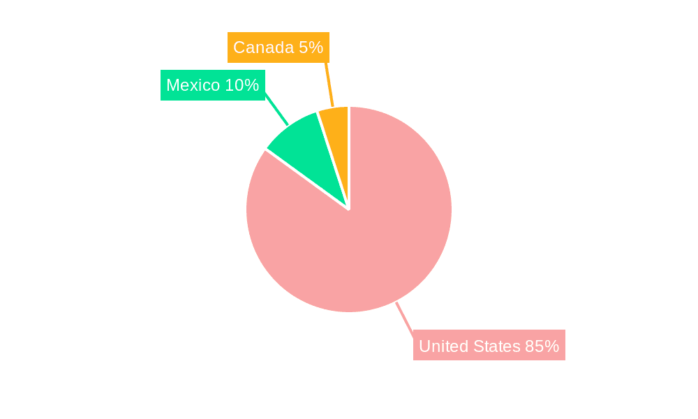 North America Agave Spirits Market Market Share by Region - Global Geographic Distribution