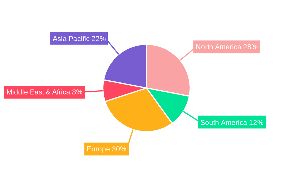 Office Supplies Market Share by Region - Global Geographic Distribution