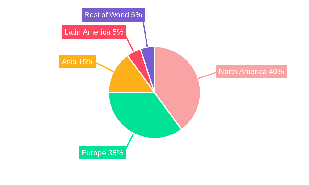 Online Gambling & Betting Market Share by Region - Global Geographic Distribution