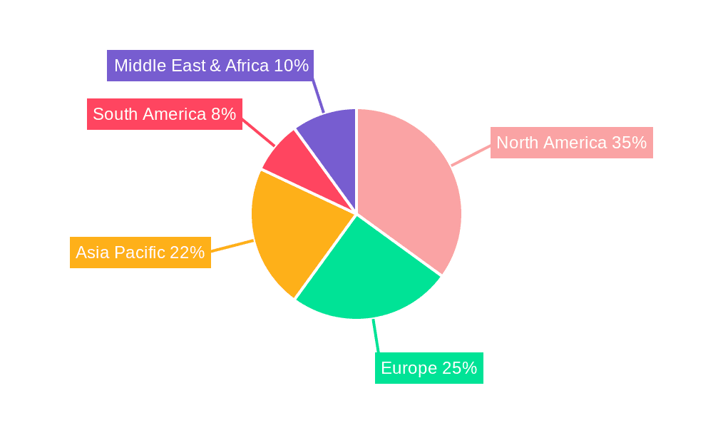 Online Teaching Tool Market Share by Region - Global Geographic Distribution