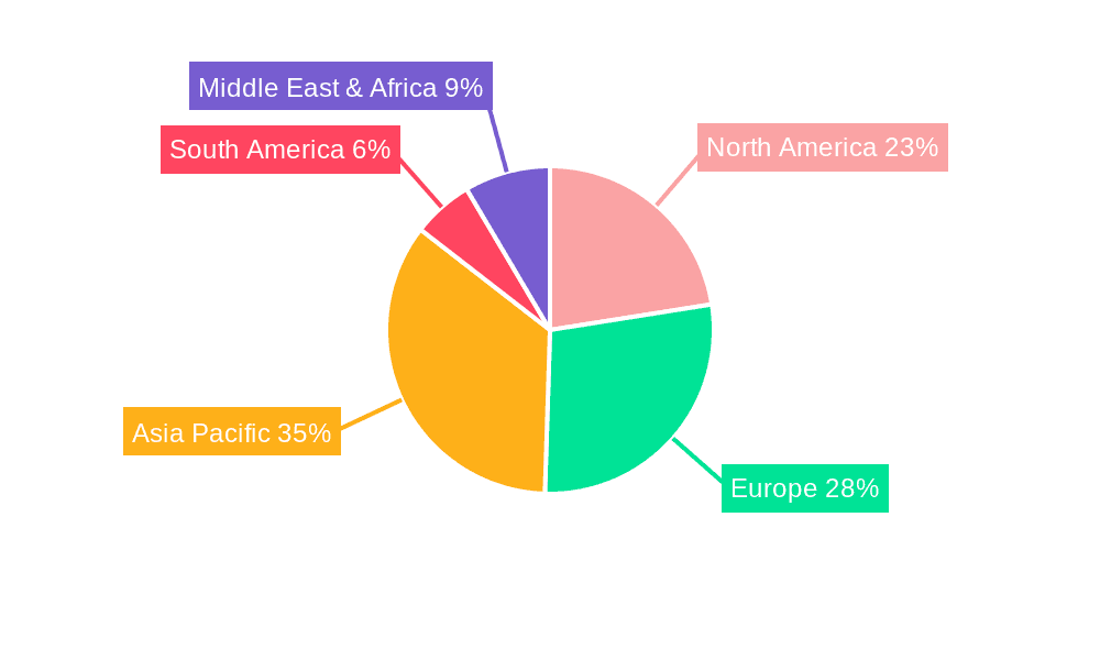 Organic Goat Milk Powder Market Share by Region - Global Geographic Distribution