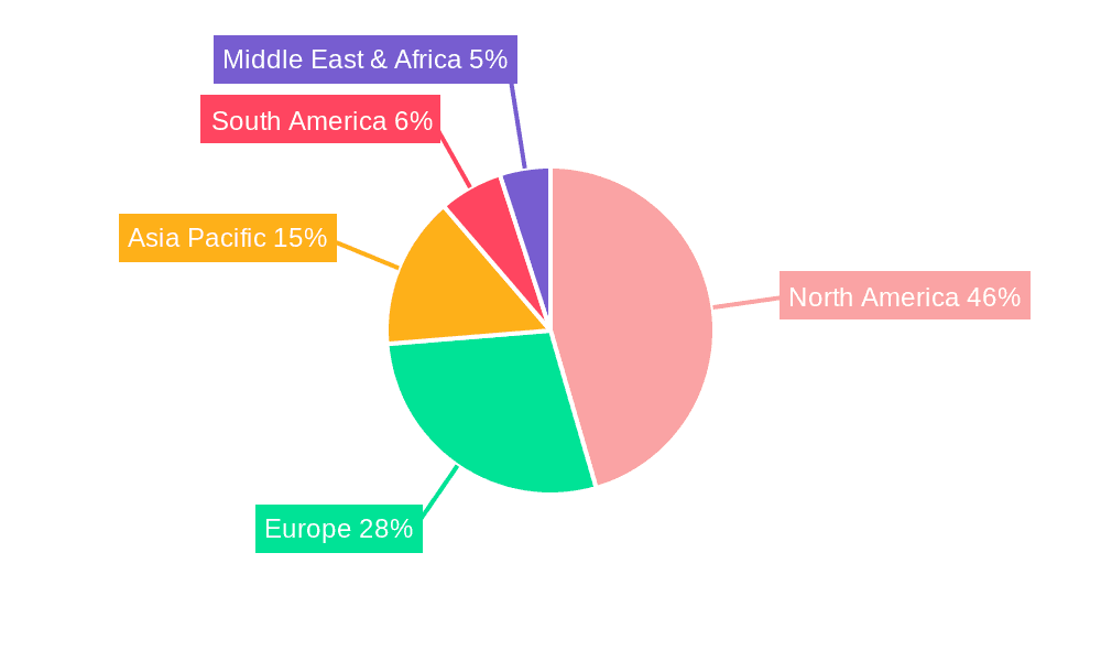 Oriented Strand Board Products Market Share by Region - Global Geographic Distribution
