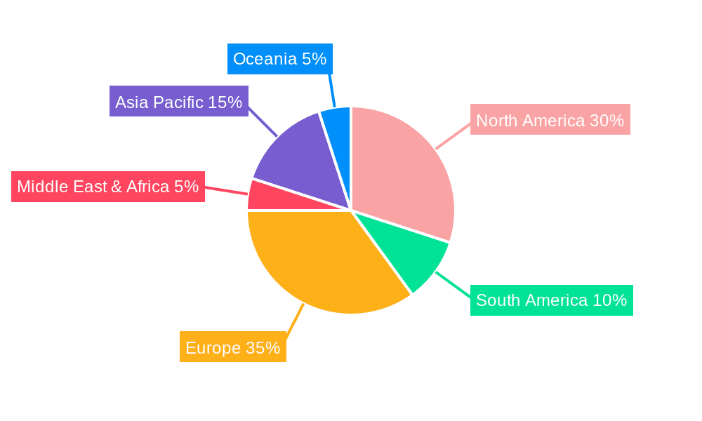 Over-the-Row Berry Harvester Market Share by Region - Global Geographic Distribution