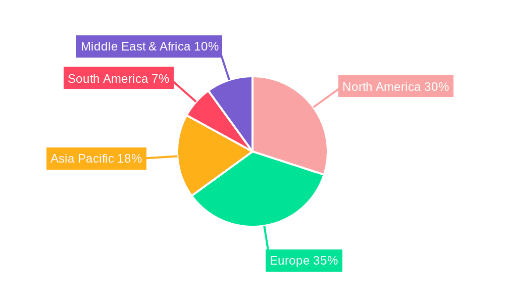 Paratrike Market Share by Region - Global Geographic Distribution