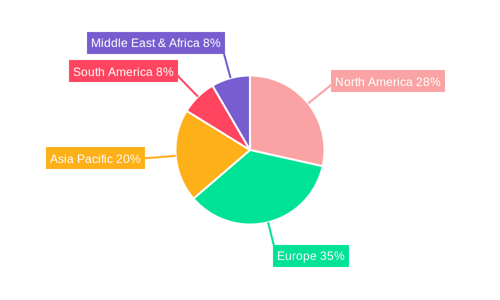 Pear wine Market Share by Region - Global Geographic Distribution