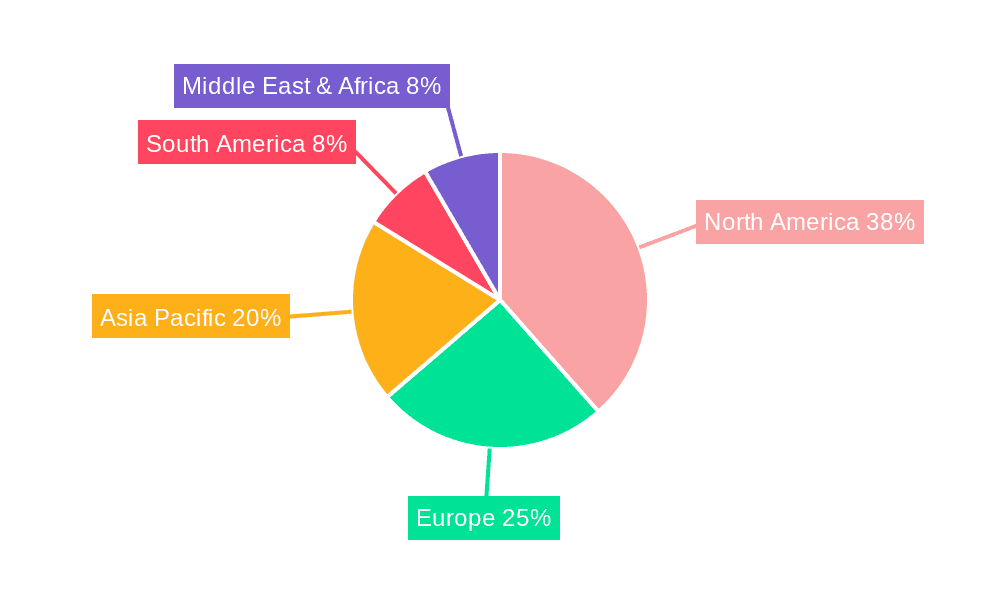 Pediatric Home Healthcare Services Market Share by Region - Global Geographic Distribution
