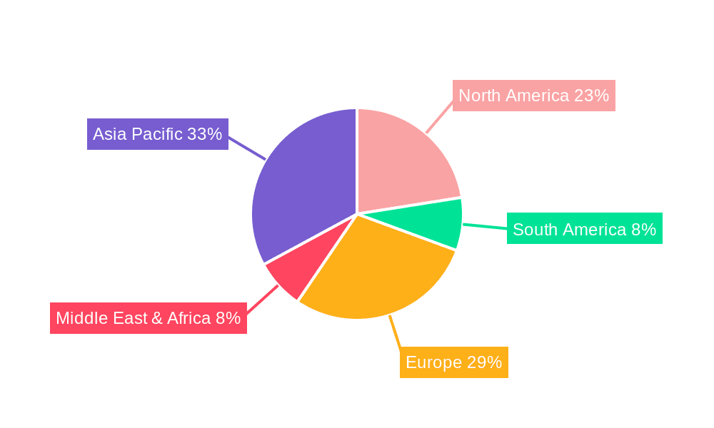 Permanent Magnet DC Planetary Gear Motor Market Share by Region - Global Geographic Distribution