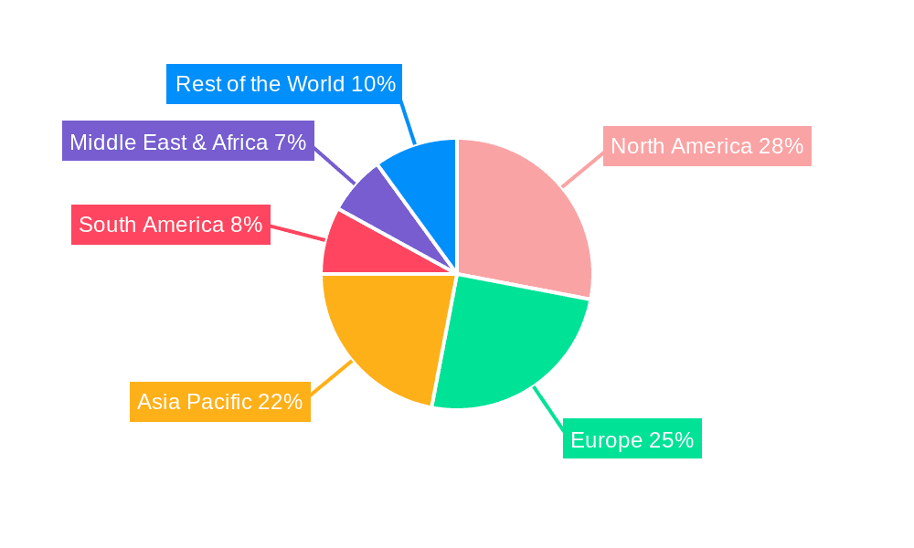 Personalized Gifts and Cards Market Share by Region - Global Geographic Distribution
