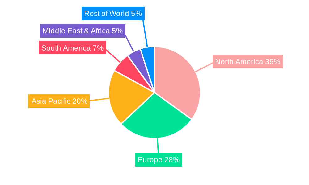 Pest Control Products and Services Market Share by Region - Global Geographic Distribution