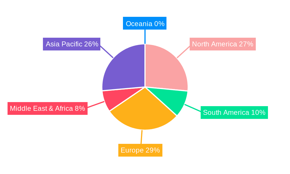 Pharmaceutical Glass Packaging Market Share by Region - Global Geographic Distribution