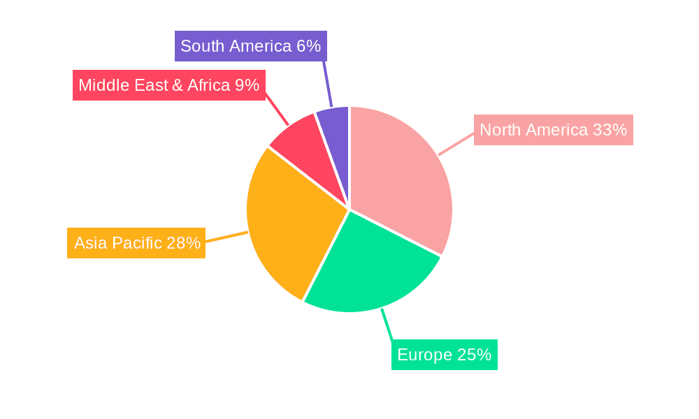 Phased Array Antenna Module Market Share by Region - Global Geographic Distribution