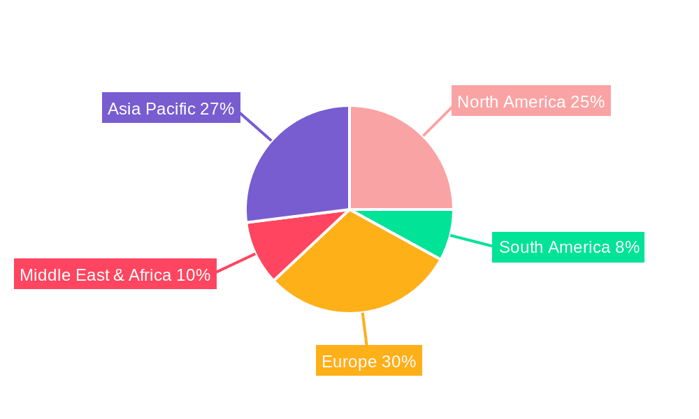 Phosphorus Removal Resin Market Share by Region - Global Geographic Distribution